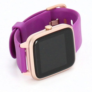 Chytré hodinky Willful IP67 fialové