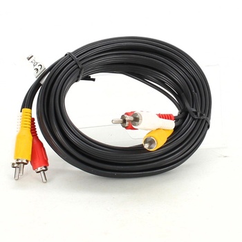 Kabel Emos 3x Cinch M černý délka 500 cm