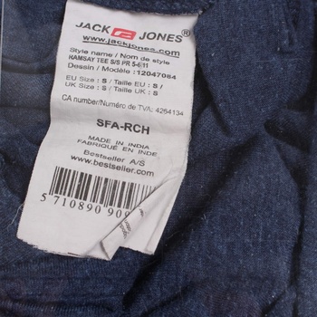 Pánské tričko Jack&Jones odstín modré