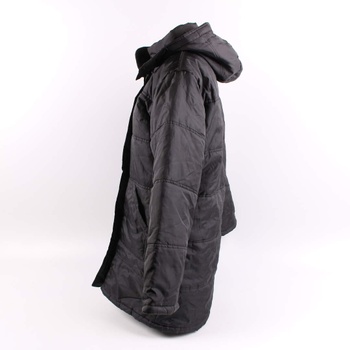 Dámský kabát Estina černý s kapucí