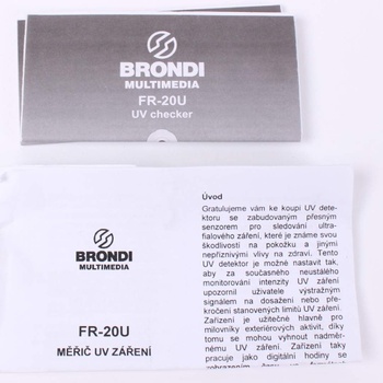 Měřič UV záření Brondi FR-20U