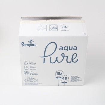 Vlhčené ubrousky Pampers Aqua Pure 18x48 ks