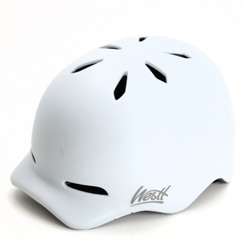 Cyklistická bílá helma Westt BMX vel. 55-58