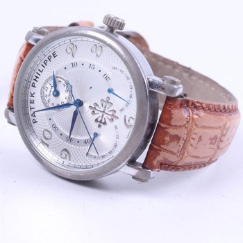 Pánské hodinky Geneve analogové stříbrné 