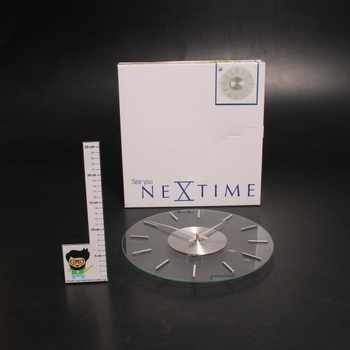 Nástěnné hodiny ze skla Nextime NT-2632 
