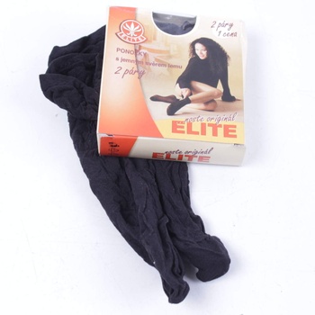 Silonové ponožky Elite odstín černé