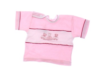 Kojenecké tričko Vejnar růžové s obrázkem