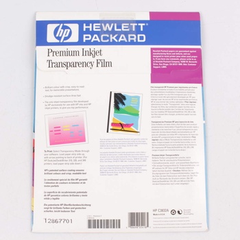 Transparentní fólie HP Premium Inkjet