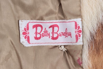 Chlupatý dámský kabátek Betty Barcbay hnědý
