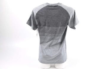 Pánské tričko Saucony šedé s jemným proužkem