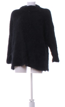 Dámský elegantní zimní svetr černý