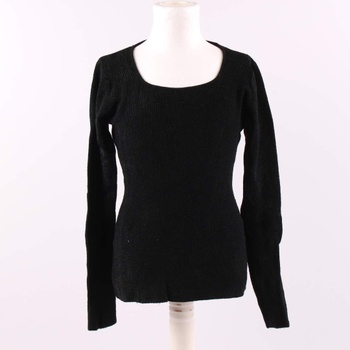 Dámský svetr s dlouhým rukávem černý