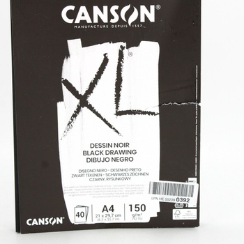 Kreslící blok Canson XL Dessin Noir A4 
