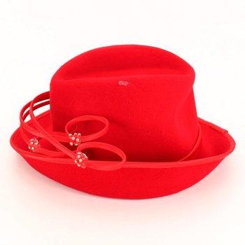 Dámský klobouček June's Young červený