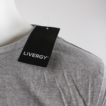 Pánské tričko s krátkým rukávem Livergy šedé