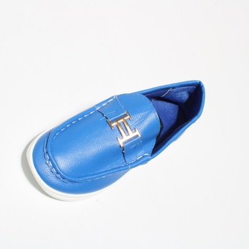 Dámské nazouvací boty modré bez zapínání 38