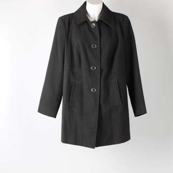Dámský kabát F&F černé barvy