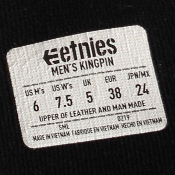 Pánské tenisky Etnies Kingpin černé