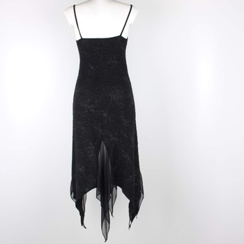 Slavnostní černé třpytivé šaty Fou de Filles