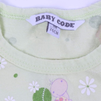 Dětské kraťasové body Baby Code zelené