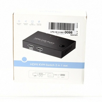 HDMI KVM přepínač Rybozen USB 2 in 1 out
