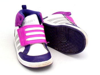 Dětské tenisky Adidas F98534 bílofialové