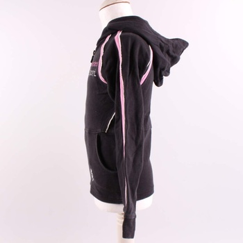 Dětská mikina C&A černá na zip s kapucí