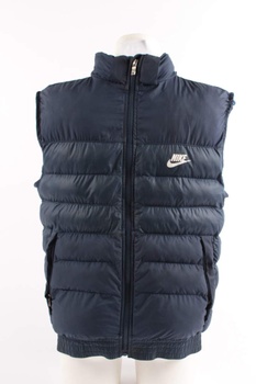 Pánská prošívaná vesta Nike modrá
