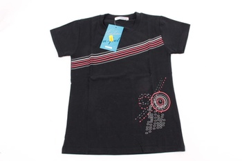 Dětské tričko N-feel černé GT-1101