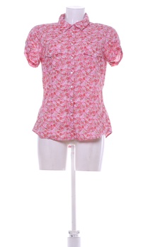 Dámská košile H&M růžová květinová