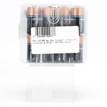 8er-Box Baterie Duracell CR123/CR17345