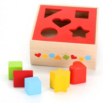 Dřevěná hračka tvary Goki