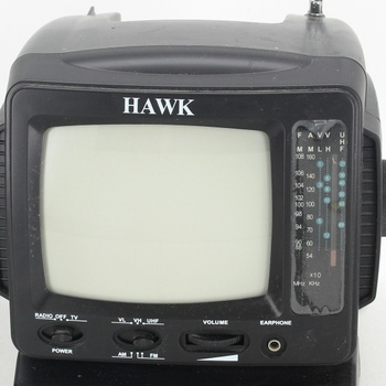 Přenosná TV s rádiem HAWK HV52 BWR