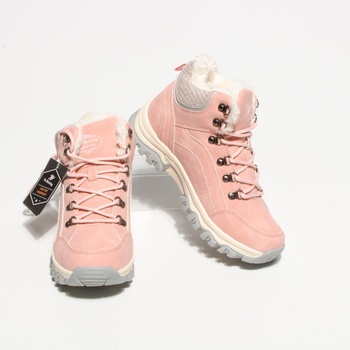 Dámské zimní boty AX BOXING, růžové