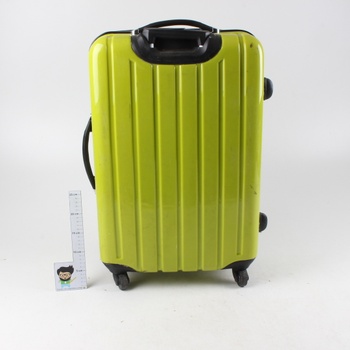 Cestovní kufr černo zelený