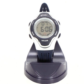 Sportovní hodinky Sport 711-E modro stříbrné