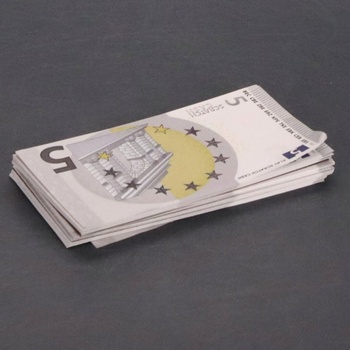 Falešné bankovky Scratch Cash 100 x 5 Euro