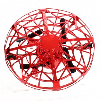 Mini dron U/D červený plastový
