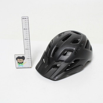 MTB helma Giro černá s kšiltem