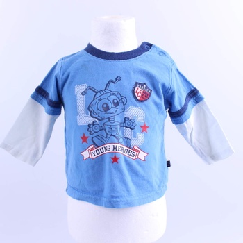 Dětské triko Ergee s robotem modré 