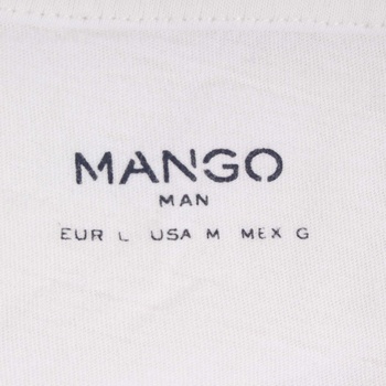 Pánské tričko Mango Men bílé