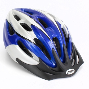 Cyklistická helma Etape modro-bílá