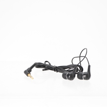 Kabelová sluchátka Lenco černé