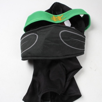 Dětský karnevalový kostým Ninja černo-zelený