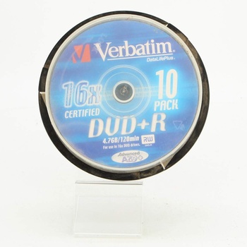 DVD+R Verbatim spindl 8 ks