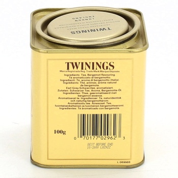 Plechová dóza Twinings Earl Grey Tea 