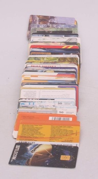 Telefonní karty sbírka 118 kusů