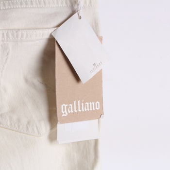 Dámské džíny Galliano béžové barvy