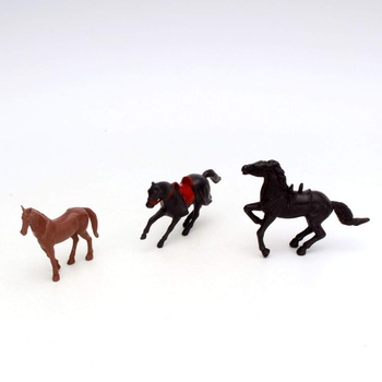 Figurky koní plastové 3 kusy