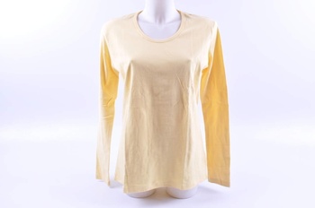 Dámské dlouhé tričko Lambeste odstín žluté